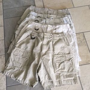 Men’s Faded Glory  kacki shorts all 5 for $30.